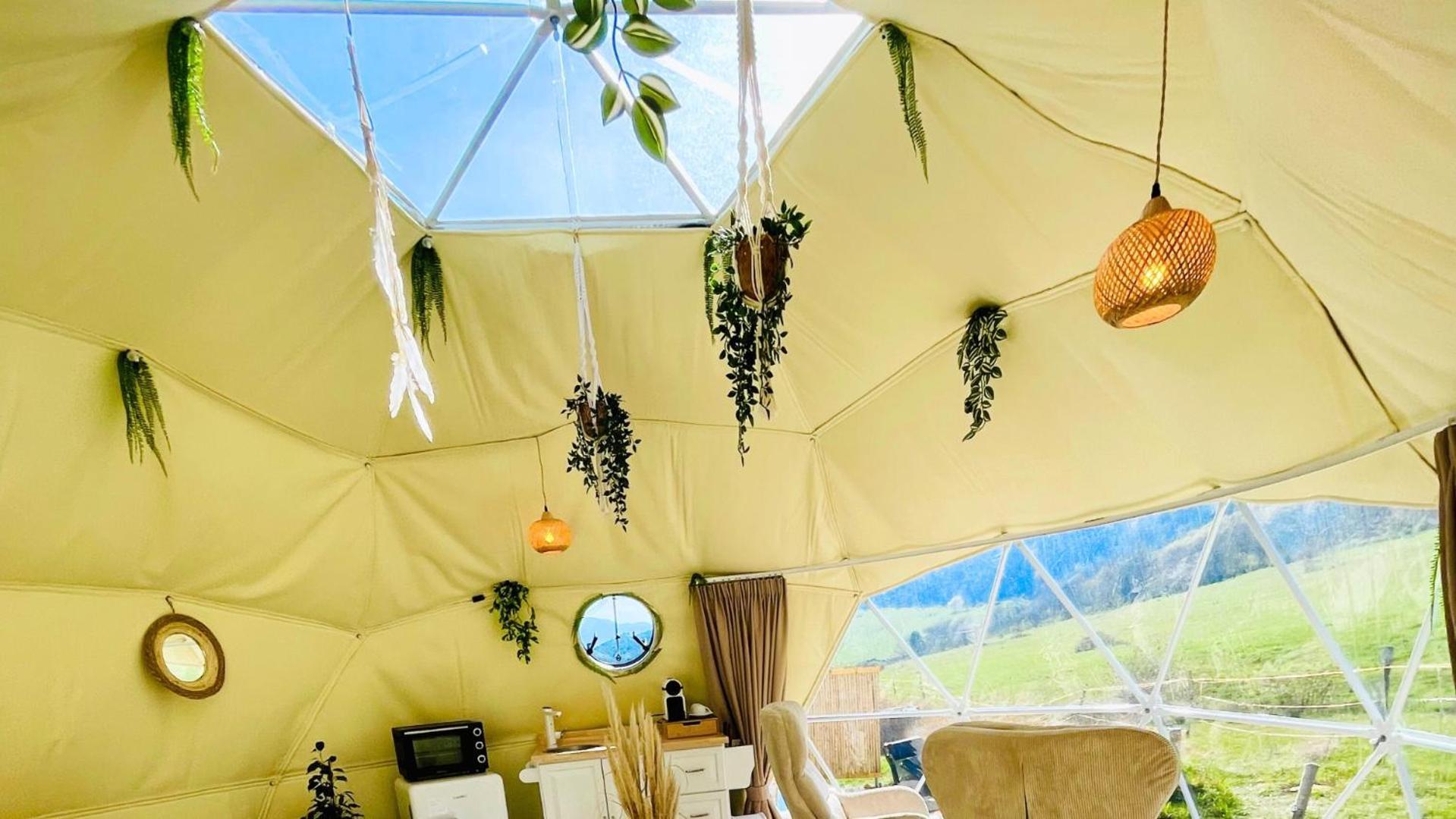 Glamping Hohe Wand - Zelt Mit Sternenfenster Und Whirlpool Hotel Maiersdorf Kültér fotó